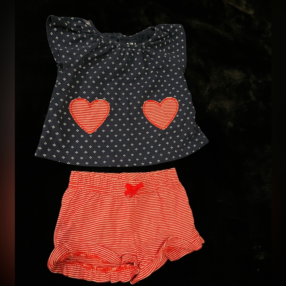 Striped Heart Outfit
